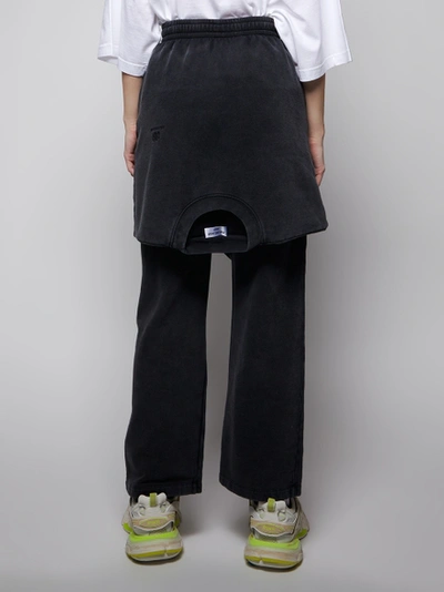 Shop Balenciaga Hybrid Sweatpants, Black
