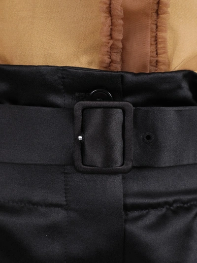 Shop Simone Rocha Black Paper Bag Trousers