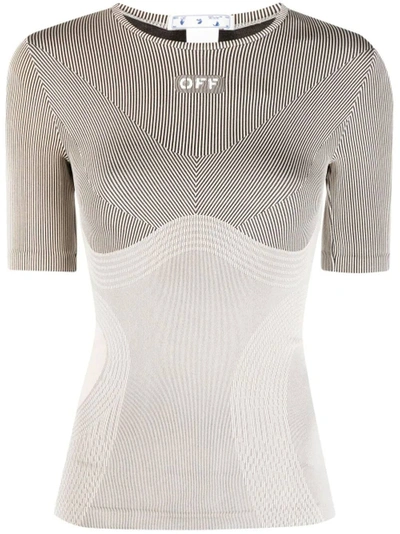 Shop Off-white Meteor Seamless Top, Grey
