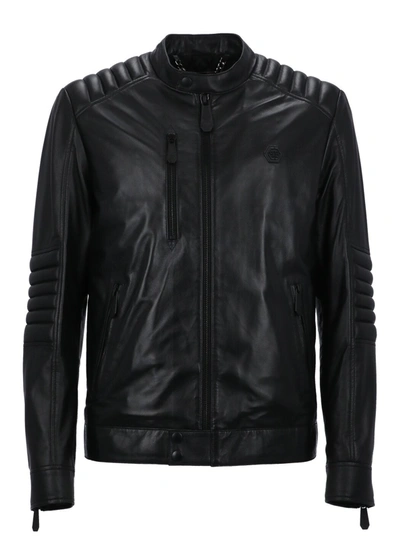 Shop Philipp Plein Jackets Black