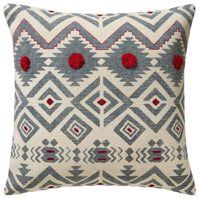 Shop Oka Large Yuma Pillow Cover - Blue/red