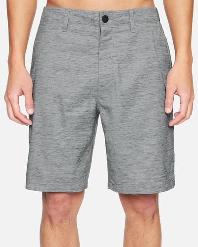 Hurley H2O-DRI Marwick 20" Shorts - Dark Smoke Grey, Moisture Wicking, 97% Polyester/3% Spandex