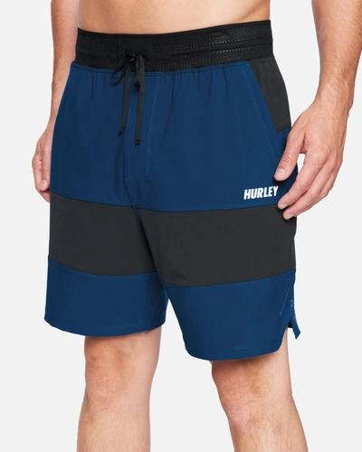 Shop United Legwear Men's Phantom Explore Apex Shorts 17.5" In Valerian Blue