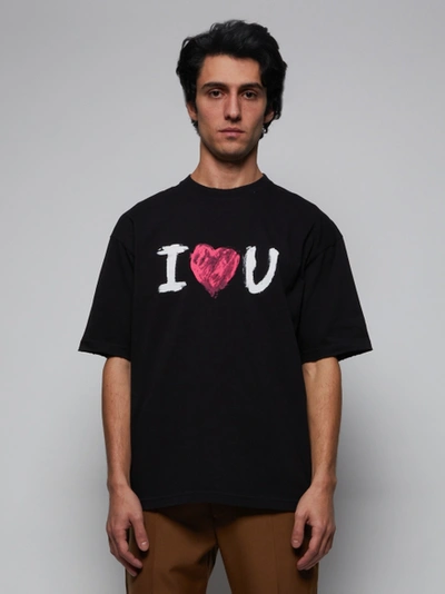 balenciaga i love you t shirt