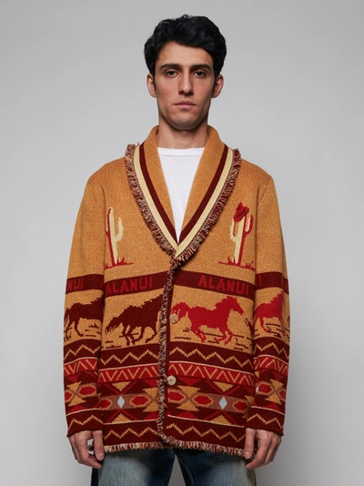 Shop Alanui Wild Roads Cardigan