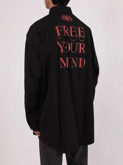 Shop Balenciaga Free Your Mind Shirt