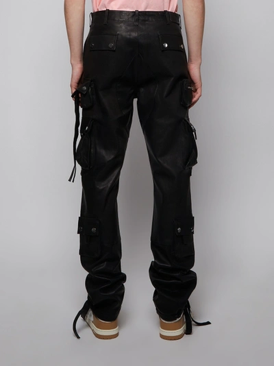 Shop Amiri Leather Tactical Pant