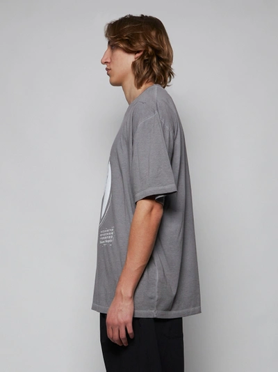 Shop Maison Margiela Graphic Print Tee Grey