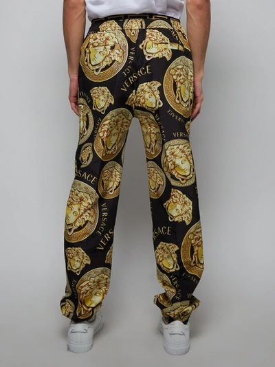 Shop Versace Medusa Print Sweatpants