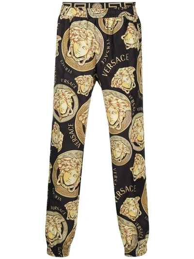 Shop Versace Medusa Print Sweatpants