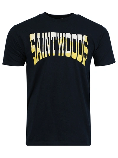 Shop Saintwoods Big Mountain Logo T-shirt