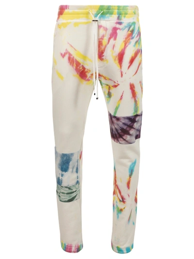 Shop Amiri Tie Dye Art Patch Sweatpant