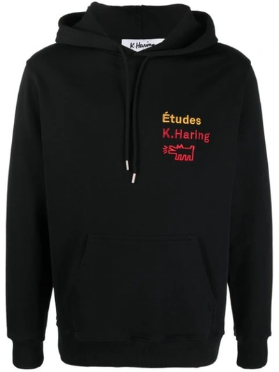 Shop Etudes Studio X Keith Haring Hoodie, Black