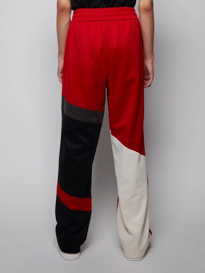 Shop Fendi Color-block Logo Track Pants