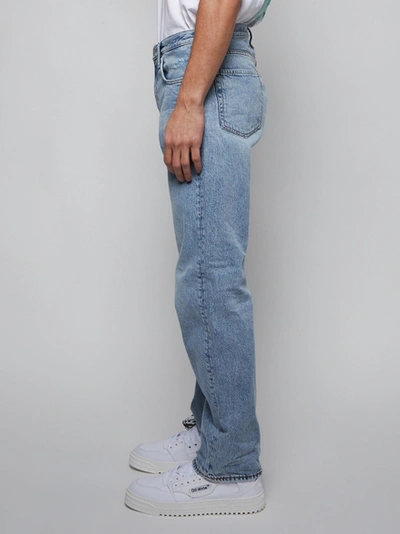 Shop Acne Studios Light Blue Cotton Denim Jeans