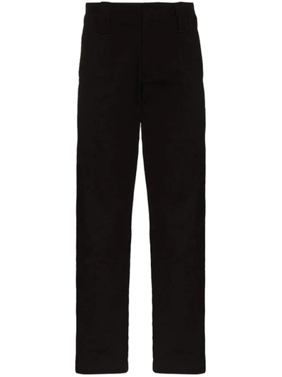 Shop 032c Black Straight-leg Cotton Pants