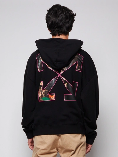 Shop Off-white Sprayed Caravaggio Hoodie