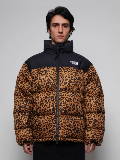 Shop Vetements Leopard Print Puffer Down Jacket