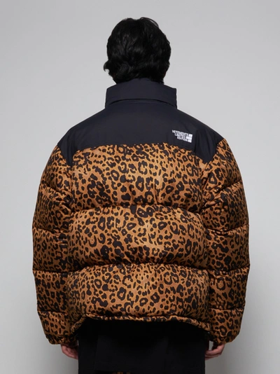 Shop Vetements Leopard Print Puffer Down Jacket