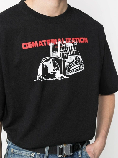 Shop Off-white Dematerialization T-shirt, Black Red
