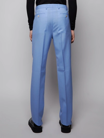 Shop Fendi Classic Wool Trouser, Sagittarius Blue