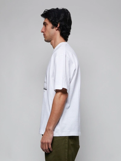 Shop Acne Studios Beni Bischof Print T-shirt, Optic White