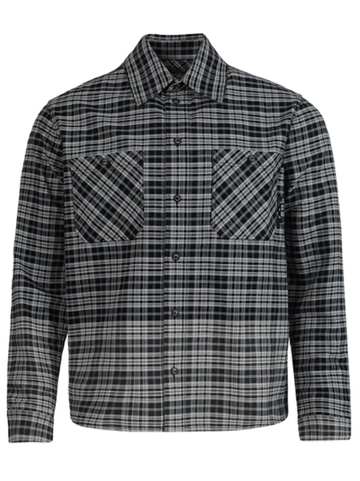 Shop Off-white Check Print Allover Degrade Flannel Shirt