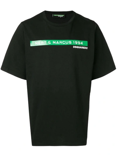 Shop Dsquared2 Mert & Marcus 1994 X  Lettering T-shirt