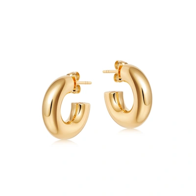 Shop Missoma Medium 18kt Gold-plated Hoop Earrings