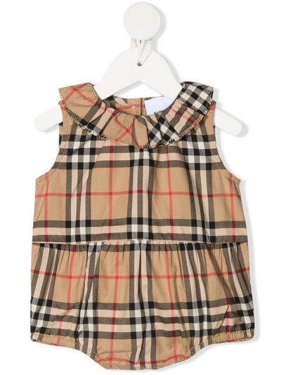 Shop Burberry Vintage Check Body In Brown