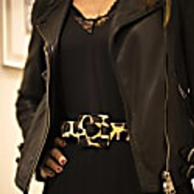 Beltbe Mini Square Buckle Belt - Giraffe In Buckle