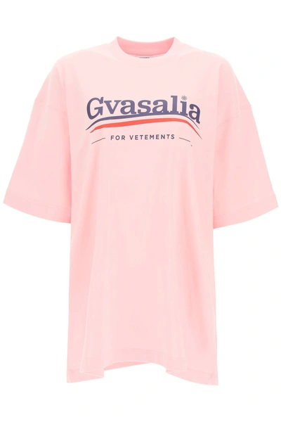 Shop Vetements Gvasalia For  T-shirt In Mixed Colours