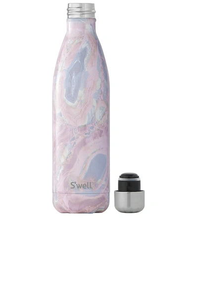 S'well Elements Geode Rose Stainless Steel Reusable Bottle/25 Oz. In Geode Rose