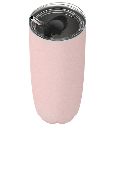 Shop S'well Tumbler With Straw 24oz In Stone Pink Topaz