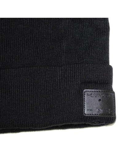 Shop Sounday Beanie With Bluetooth Speaker In Black