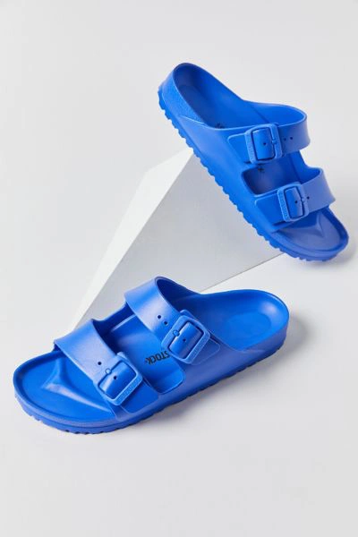 Shop Birkenstock Arizona Eva Sandal In Ultra Blue