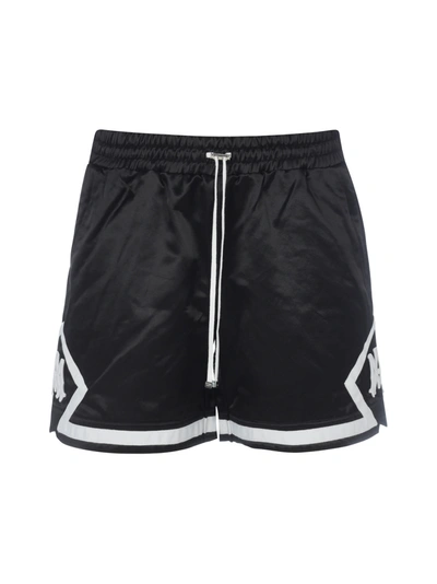 Shop Amiri Drawstring Boxing Short In Black Black