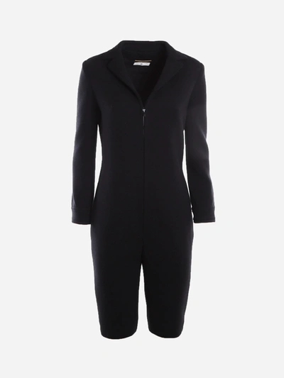Shop Saint Laurent Suit Made Of Wool Blend In Black