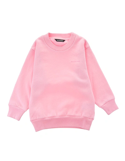 Shop Balenciaga Unisex Kid Pink  Oversized Sweatshirt