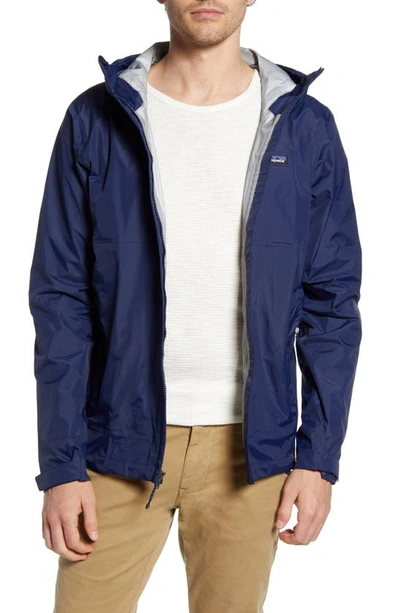 Shop Patagonia Torrentshell 3l Packable Waterproof Jacket In Classic Navy