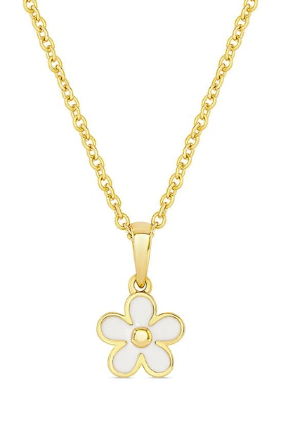 Shop Lily Nily Flower Pendant Necklace In Gold