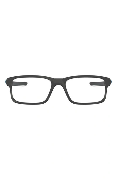 Shop Oakley Kids' Full Count 49mm Rectangular Optical Glasses In Black Brown