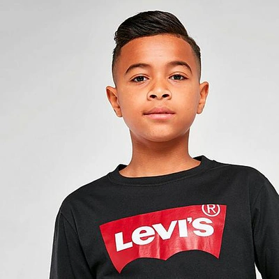 Shop Levi's Levis Kids' ® Batwing Graphic T-shirt In Black/red
