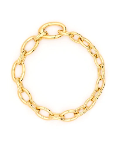 Shop Missoma Graduate Oval Chain Bracelet In 金色