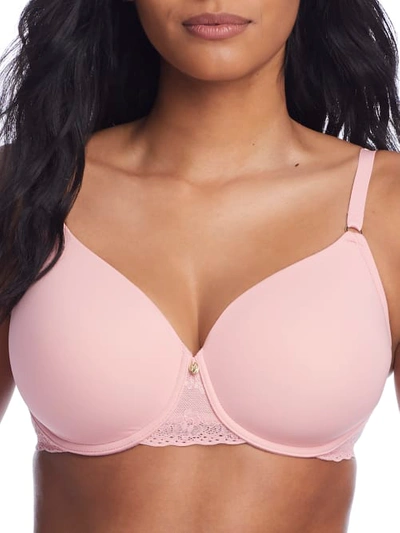 Shop Natori Bliss Perfection T-shirt Bra In Pink Icing