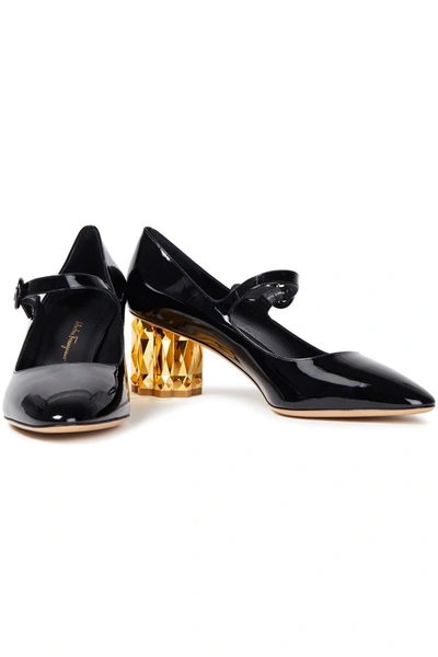 Ortensia Patent leather Mary Jane Pumps In Black