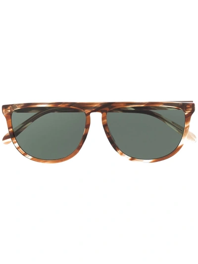 Givenchy Green Rectangular Ladies Sunglasses Gv 7145/s Ex4 57 14 145 In Braun