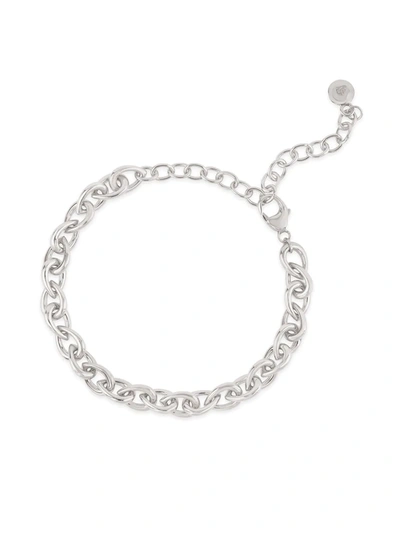Shop Dinny Hall Raindrop Small Chain-link Bracelet In Silber