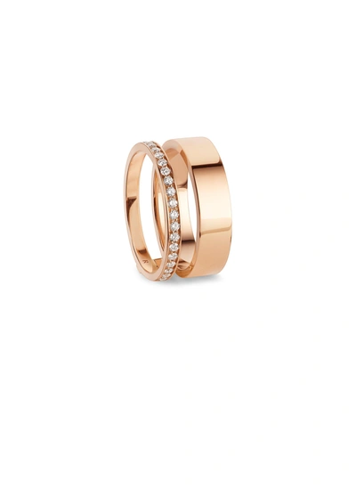 Shop Repossi 'berbère' Diamond Rose Gold Ring