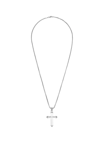 Shop John Hardy 'classic Chain' Cross Pendant Sterling Silver Necklace